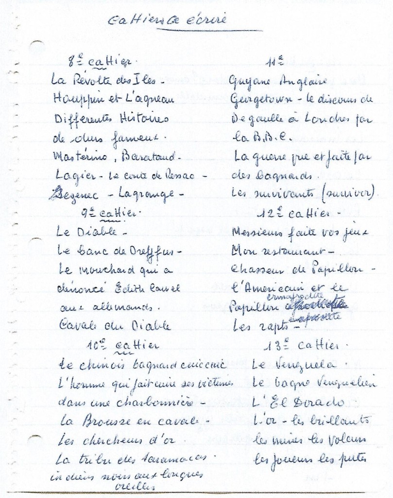 Lettre d’H. Charrière à son neveu Jacques Bourgeas